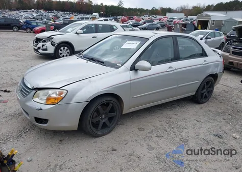 2008 Kia Spectra Ex из США, поврежденный, VIN KNAFE121585492009